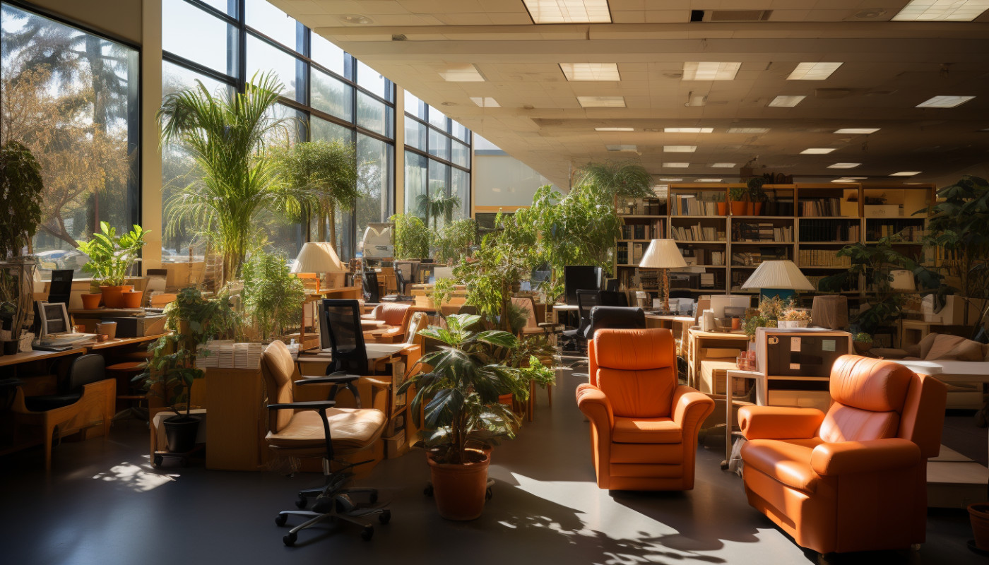 Comment les meubles de bureau d'occasion contribuent-ils à la réduction de l'empreinte écologique ?